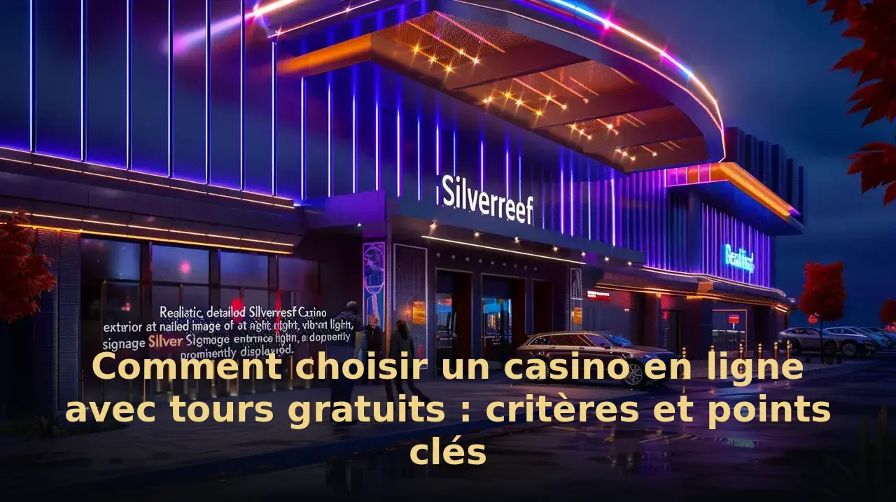 Comment choisir un casino en ligne avec tours gratuits : critères et points clés